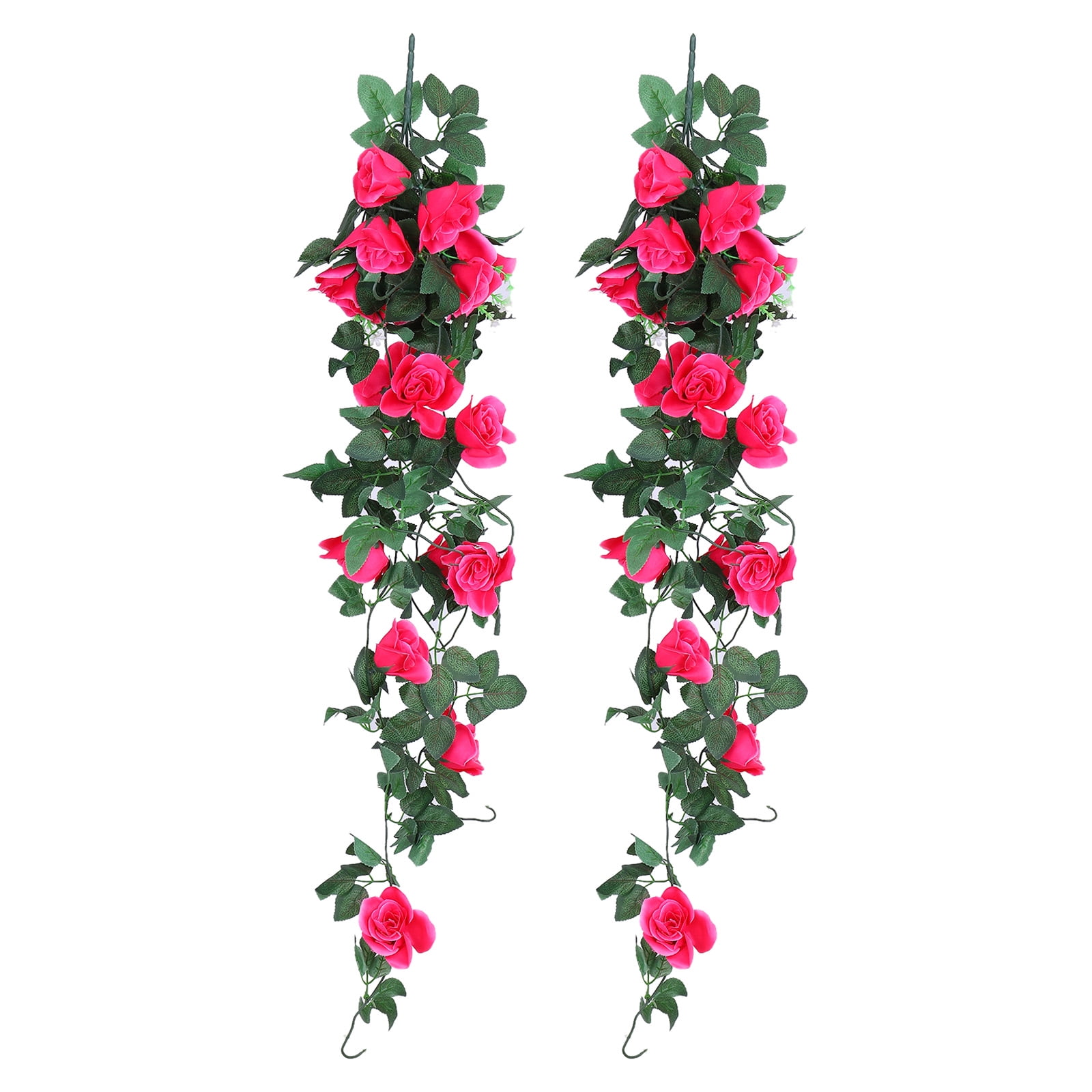 Fake Vine Garland Flower Silk Artificial Rose Flowers 3.2FT Hanging