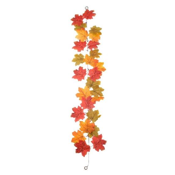 Fake Vines for Room Decor, 40-inch Autumn Maple Leaves Hanging Plants Greenery Artificial Garland for Home Bedroom Wall Wedding Party Decor