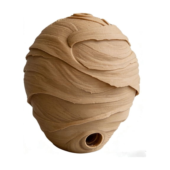Fake Wasp Nest Hornet Repellent Deterrent With Realistic 3D Printed Design Weather-Resistant Material For Outdoor Patio Garden And Home Use
