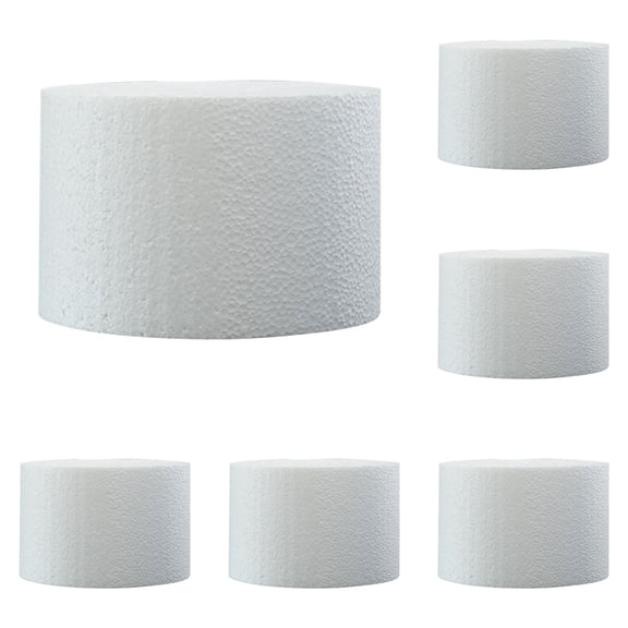 Fake Wedding Cake Foam Cake Dummies Styrofoam Cake Dummies Foam Cake Dummies Thickness 7cm Diameter 15cm Cake Model For Birthday Wedding Display Fake Birthday Cake Round Foam