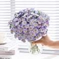 thumbnail image 1 of Fake White Flowers, 4 Bouquet/24 Pcs Daisy Flowers Artificial, 10 Inch Fake Daisies Outdoor Plants, Spring Wild Flowers for Wedding Daisy Party Decorations (White), 1 of 5