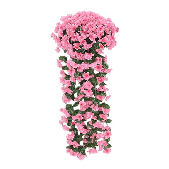 Fake Wisteria Hanging Garland 33.5"X3.5", Artificial Violet Flower Vine for Bedroom Living Room, Silk Floral Wall Decor for Birthday New Year Celebration, 1* Violet Wall Hanging Artificial Flower