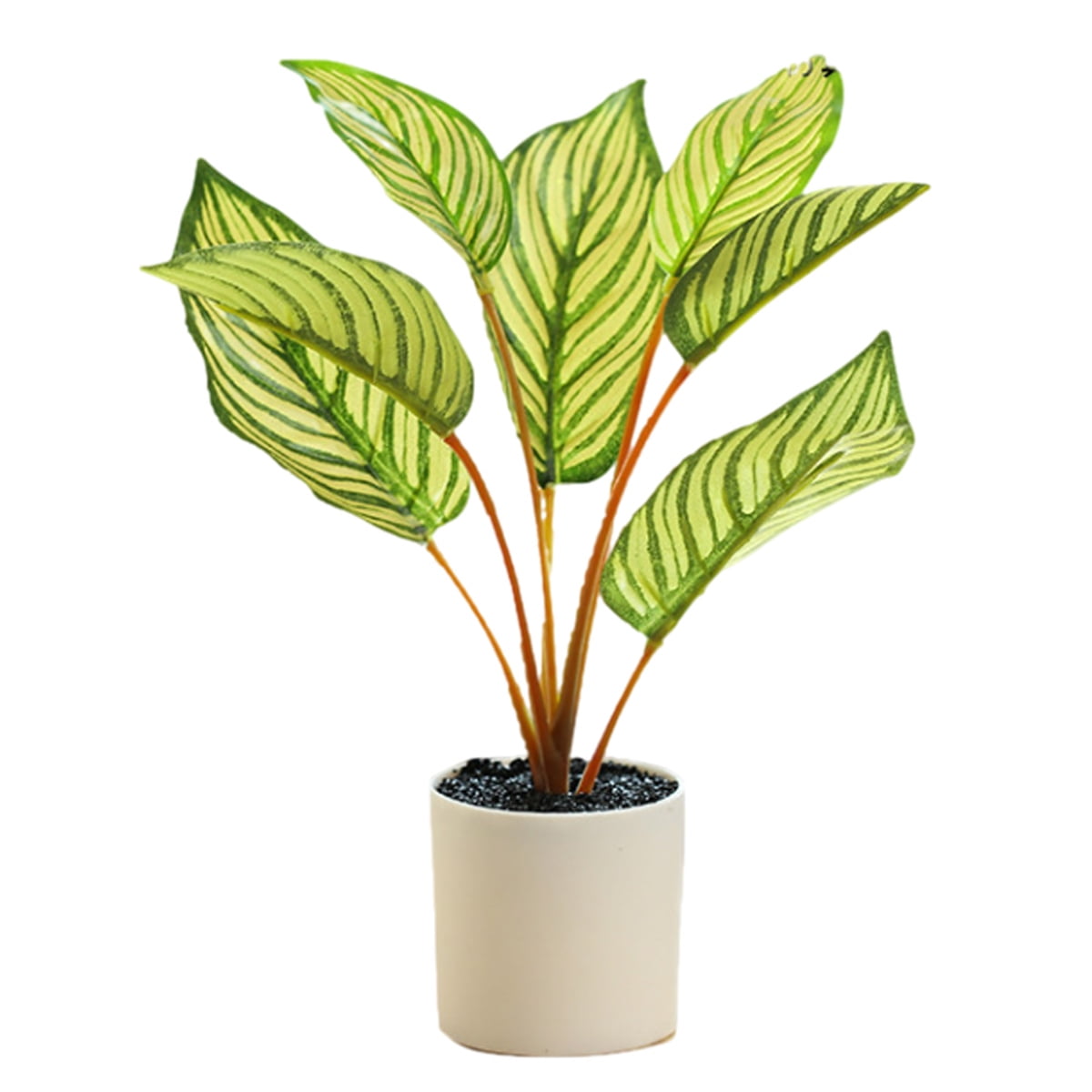 Fake leaves, simulation of green plants, potted plants, creative