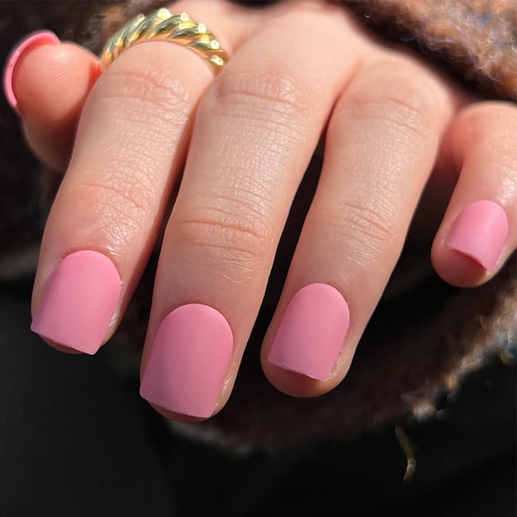 Fake nail matte solid color whitening short wear nail piece wholesale press on nails nail patch