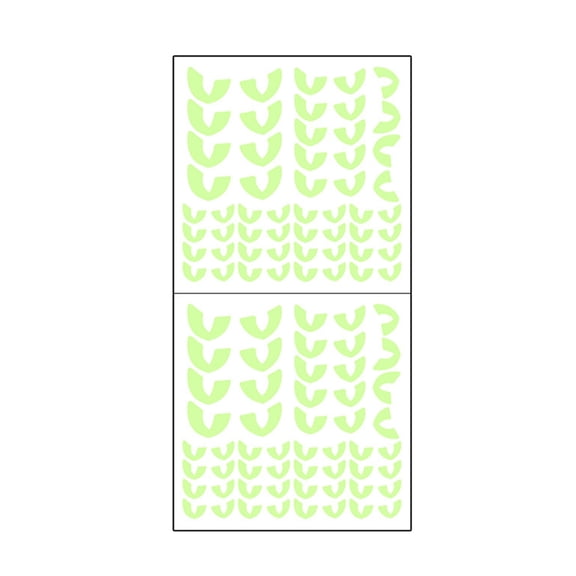 FakeEyes Sticker Wall Sticker Glowing Sticker used for Home Window Luminous Wall Stickers Fluorescent Sticker Peeping Eyes Stickers 1 set