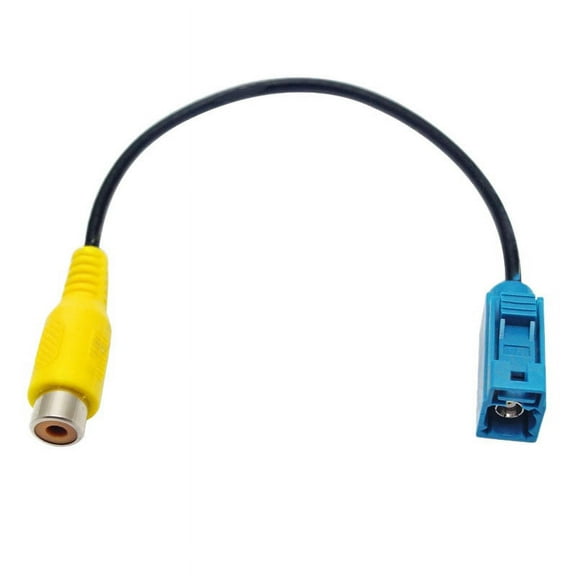 Fakra Reversing AV-IN Camera Video Connection Cable Parking Adapter - Fakra to Video Cable Adapter,1 * Video Cable Adapter,Black&Blue&Yellow