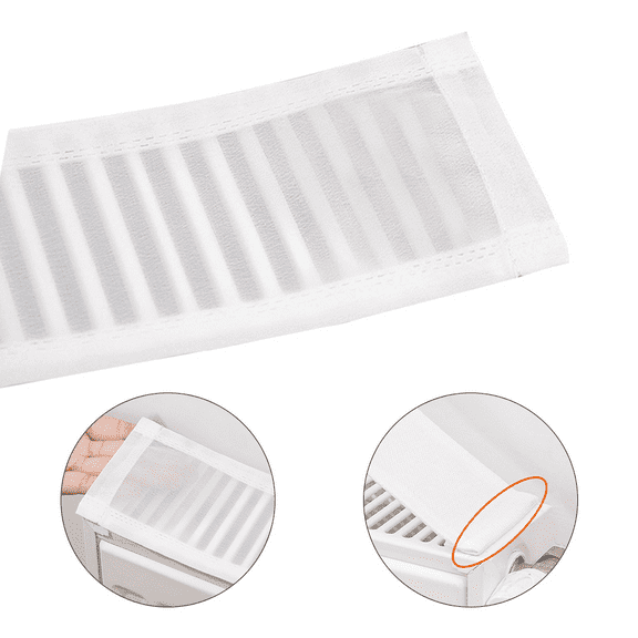 Fakrich 47" Indoor Air Conditioner Cover Radiator Dust Filter Cover, Aesthetic Radiator Protective Pad, Radiator Decorative Pad Built-in Magnet Fixed