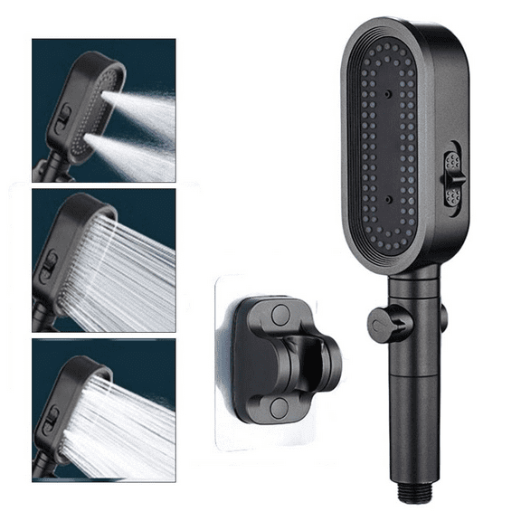 Fakrich Filtered Shower Head with Handheld, 3 Spray Modes Water Saving High Pressure Showerhead Set,Large Water Volume Hand Shower Head Home Bathroom Bathtub Faucet Set