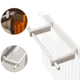thumbnail image 1 of Fakrich Radiator Towel Rails,Radiator Airer with Single Rod Heat-Resistant Radiator Shelf Detachable Radiator Clothes Drying Rack for Plate Type/Film Type/Electric Radiator, 11.8 Inch, 1 of 5