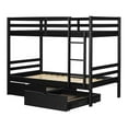 thumbnail image 1 of Fakto Bunk Beds and Rolling Drawers Set Matte Black South Shore, 1 of 6