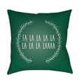 thumbnail image 1 of Falalalala 18 x 18 x 4 Throw Pillow, 1 of 2