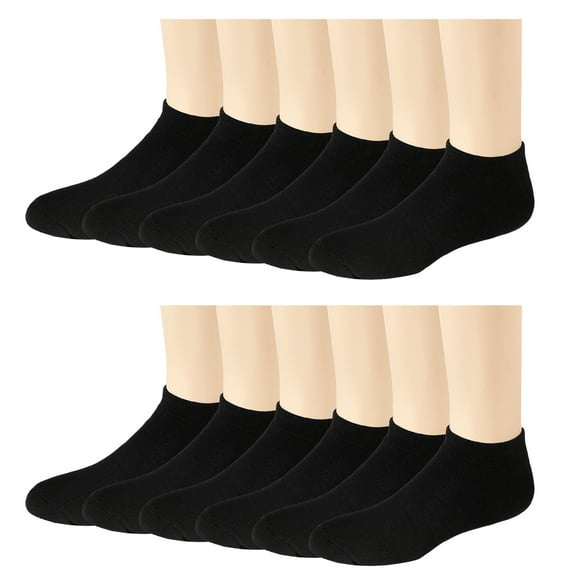 Falari 12-Pack Classic Cotton Ankle Socks