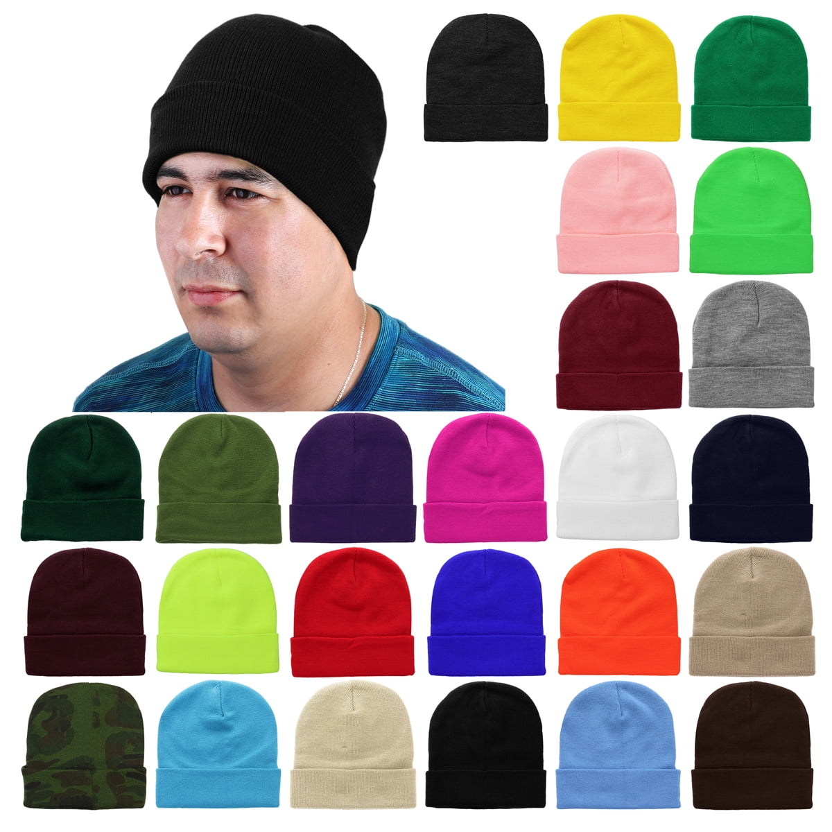 Colorful winter hats hotsell