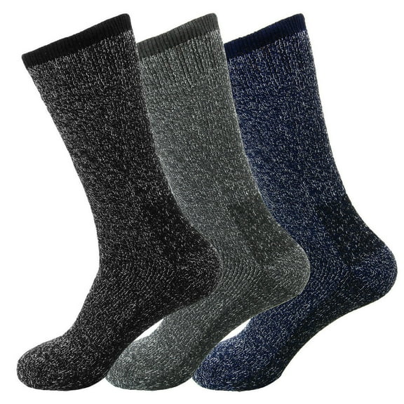 Falari 3 Pairs Men's Winter Thermal Socks Heated Sox for Out Door Activities