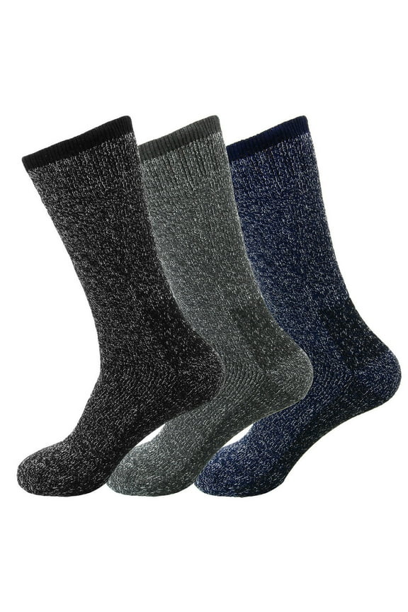 3 Pairs Men's Winter Thermal Socks Heated Sox for Out Door Activities
