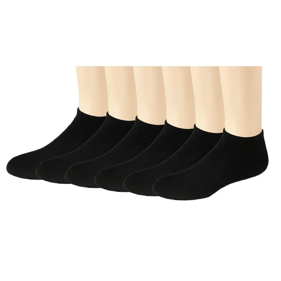 Falari 6-Pack Classic Cotton Ankle Socks