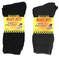 thumbnail image 1 of Falari 6-Pack Men's Heavy Duty Work Wool Socks Keep Warm for Cold Weather 800-1-BLACK-DARKGREY, 1 of 3