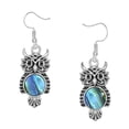 thumbnail image 1 of Falari Abalone Owl Shaped Earring Abalone E0393, 1 of 3