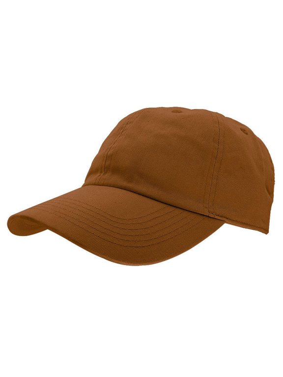 Baseball Cap Hat 100% Cotton Adjustable Size Copper