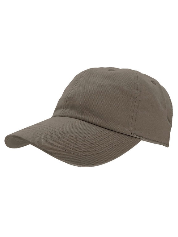 Baseball Cap Hat 100% Cotton Adjustable Size Olive