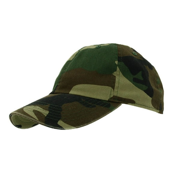 Falari Baseball Cap Hat 100% Cotton Adjustable Size Woodland