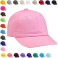 thumbnail image 1 of Falari Boy & Girl Baseball Cap Kids Hat Soft Cotton Adjustable Size for 2-5 Years Pink, 1 of 6