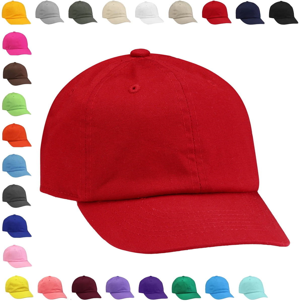 Falari Boy & Girl Baseball Cap Kids Hat Soft Cotton Adjustable Size for
