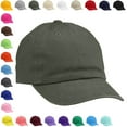 thumbnail image 1 of Falari Boy & Girl Baseball Cap Kids Hat Soft Cotton Adjustable Size for 6-9 Years Olive, 1 of 5