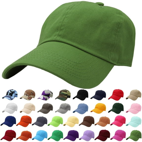 Classic Baseball Cap Dad Hat 100% Cotton Soft Adjustable Size