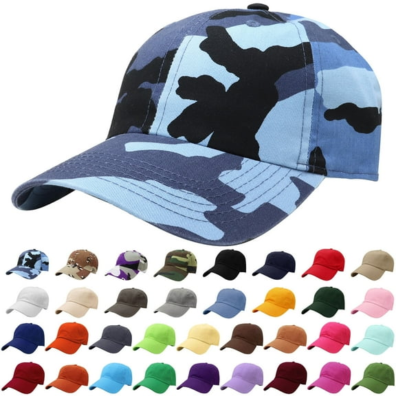 Falari Classic Baseball Cap Dad Hat 100% Cotton Soft Adjustable Size