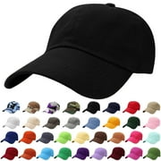 Falari Classic Baseball Cap Dad Hat 100% Cotton Soft Adjustable Size