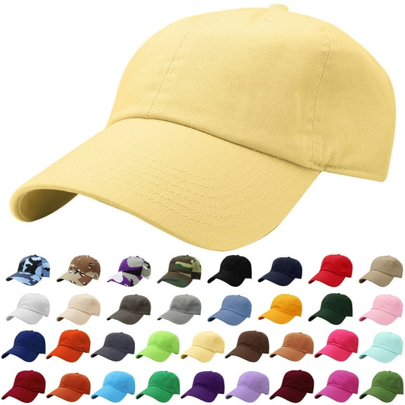 Falari Classic Baseball Cap Dad Hat 100% Cotton Soft Adjustable Size