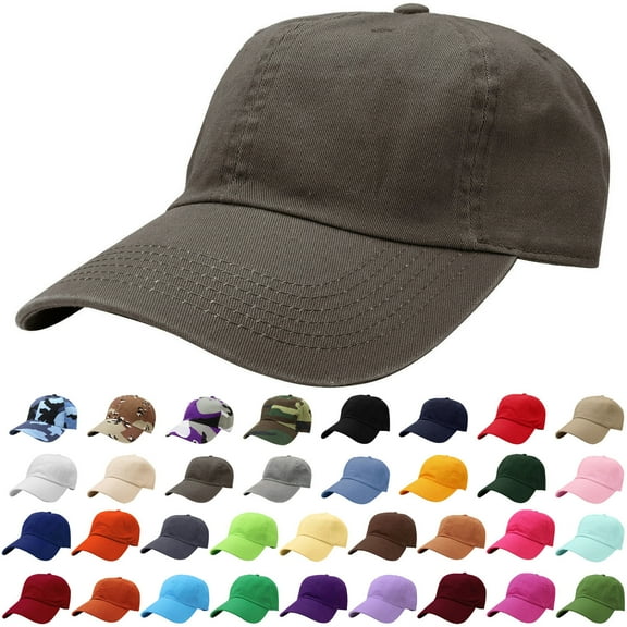 Falari Classic Baseball Cap Dad Hat 100% Cotton Soft Adjustable Size