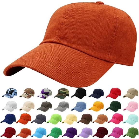 Falari Classic Baseball Cap Dad Hat 100% Cotton Soft Adjustable Size