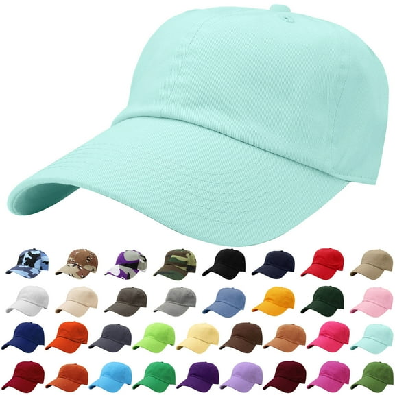 Falari Classic Baseball Cap Dad Hat 100% Cotton Soft Adjustable Size