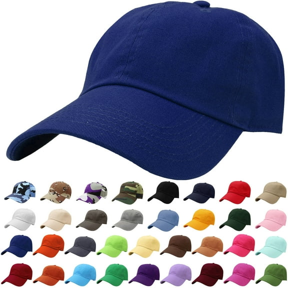 Falari Classic Baseball Cap Dad Hat 100% Cotton Soft Adjustable Size