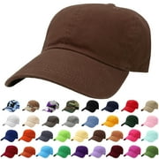 Falari Classic Baseball Cap Dad Hat 100% Cotton Soft Adjustable Size