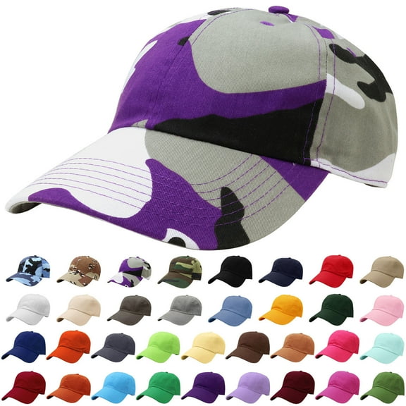 Falari Classic Baseball Cap Dad Hat 100% Cotton Soft Adjustable Size