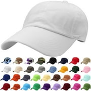Falari Classic Baseball Cap Dad Hat 100% Cotton Soft Adjustable Size