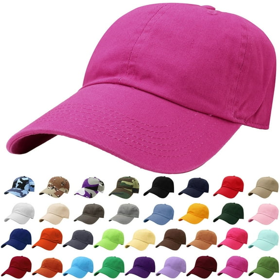 Falari Classic Baseball Cap Dad Hat 100% Cotton Soft Adjustable Size