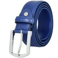 thumbnail image 1 of Falari Men Genuine Leather Casual Dress Belt With Single Prong Buckle 15 Colors, 1 of 6