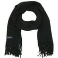 thumbnail image 1 of Falari Men Knitted Winter Scarf Black, 1 of 2