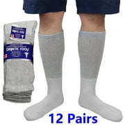 Falari Men Women Diabetic Crew Socks Physicians Approved & Doctor Recommended Socks for Circulatory Problems, Diabetes, Edema, Neuropathy