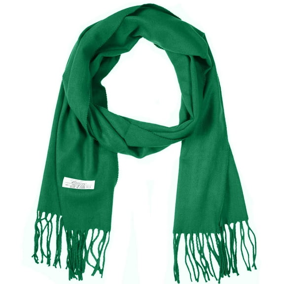 Falari Men Women Unisex Classic Soft Winter Scarf 78" x 12" - Kelly Green