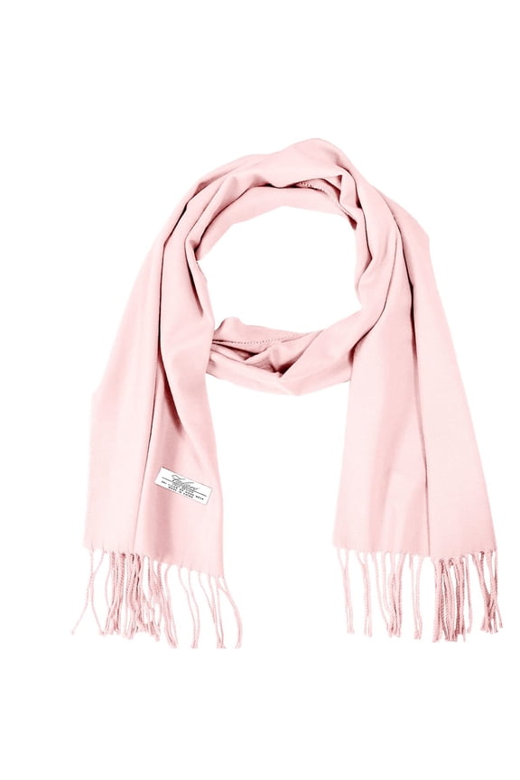 Men Women Unisex Classic Soft Winter Scarf 78" x 12" - Pink
