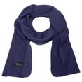 thumbnail image 1 of Falari Men Women Unisex Fleece Scarf Navy, 1 of 2