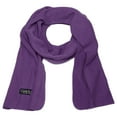 thumbnail image 1 of Falari Men Women Unisex Fleece Scarf Purple, 1 of 2