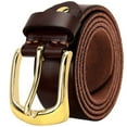 thumbnail image 1 of Falari Men's Classic 100% Full Grain Leather Belt 38mm Enclosed in a Gift Box 9025, 1 of 7