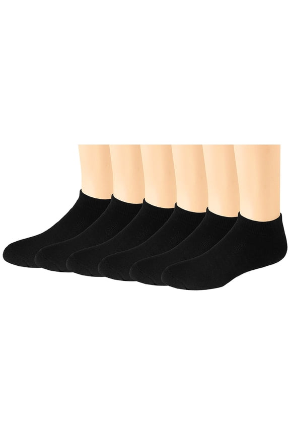 Men's Ultimate Cushioned Cotton Ankle Socks 6 or 12 Pack