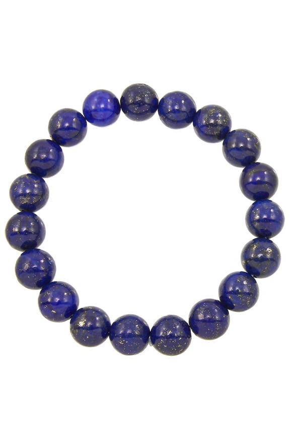 Natural Gemstone Bracelet 10mm Stretch One Size